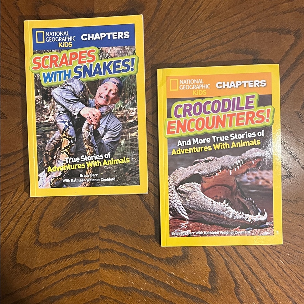 National Geographic kids books | set of 2 non fiction chapter books